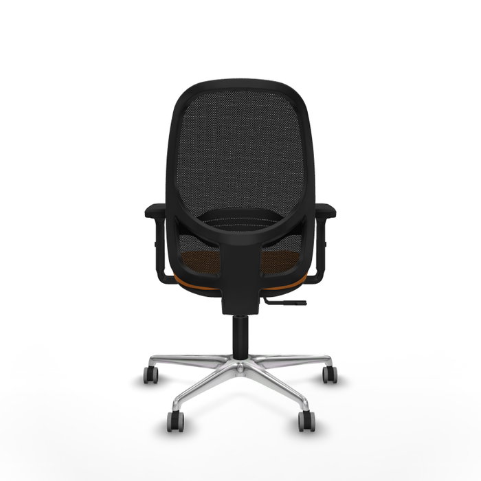 PIQUERAS Y CRESPO Silla de oficina Cilanco Naranja y Negro