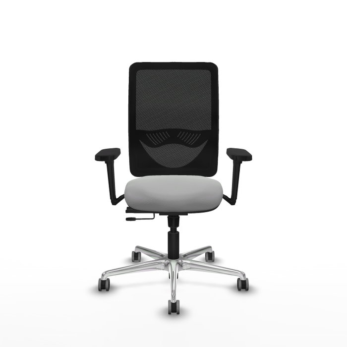 PIQUERAS Y CRESPO Silla de oficina Zulema con mecanismo Sincro/Traslack, Gris claro y Negro PIQUERAS Y CRESPO Silla de oficina Zulema con mecanismo Sincro/Traslack, Gris claro y Negro