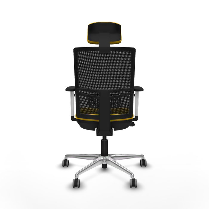 PIQUERAS Y CRESPO Silla de oficina Yunquera con mecanismo Sincro/Traslack Amarillo y Negro PIQUERAS Y CRESPO Silla de oficina Yunquera con mecanismo Sincro/Traslack Amarillo y Negro