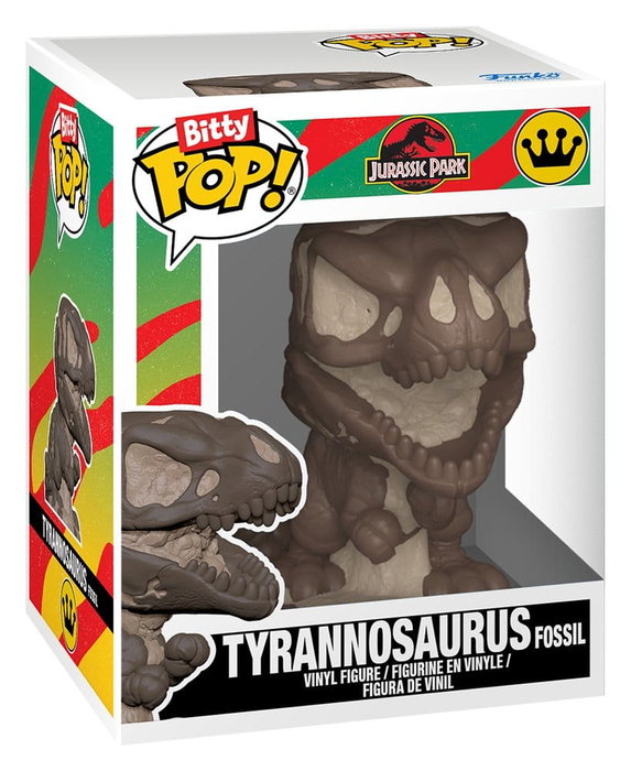 Funko Bitty POP! Pack de 2 Figuras Jurassic Park Vinyl Tyrannosaurus Fossil & Dilophosaurus
