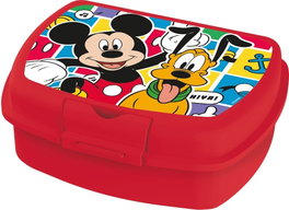 Disney Sandwichera Urbana Mickey CZ11370 Plástico Alimentario Reciclable Libre de BPA Licencia Oficial Fácil de Limpiar
