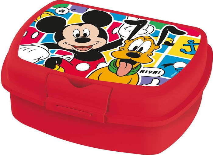Portameriendas Mickey Mouse CZ11370 Rojo Plástico Portameriendas Mickey Mouse CZ11370 Rojo Plástico
