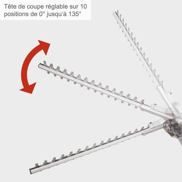 Scheppach Cortasetos eléctrico telescópico ETHT1000