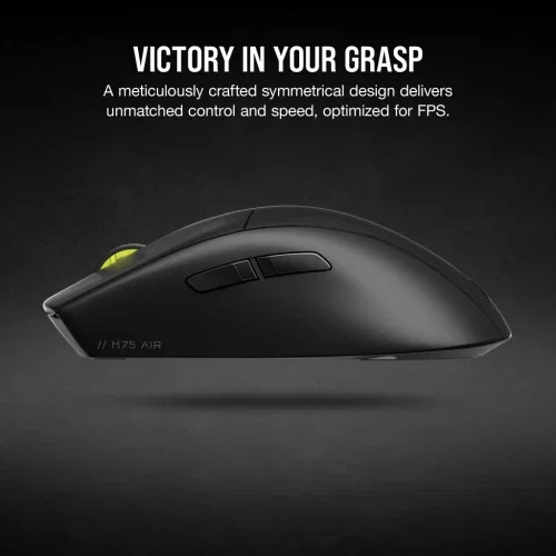 Corsair M75 AIR WIRELESS Ratón inalámbrico para juegos ultraligero - Negro