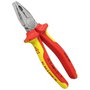 Knipex Alicate universal cromado con mangos aislados 180 mm