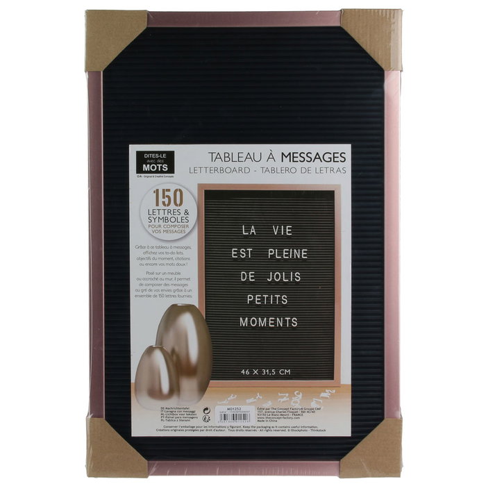 Dites-le avec des Mots Plafón decorativo para mensajes 46x31,5 cm