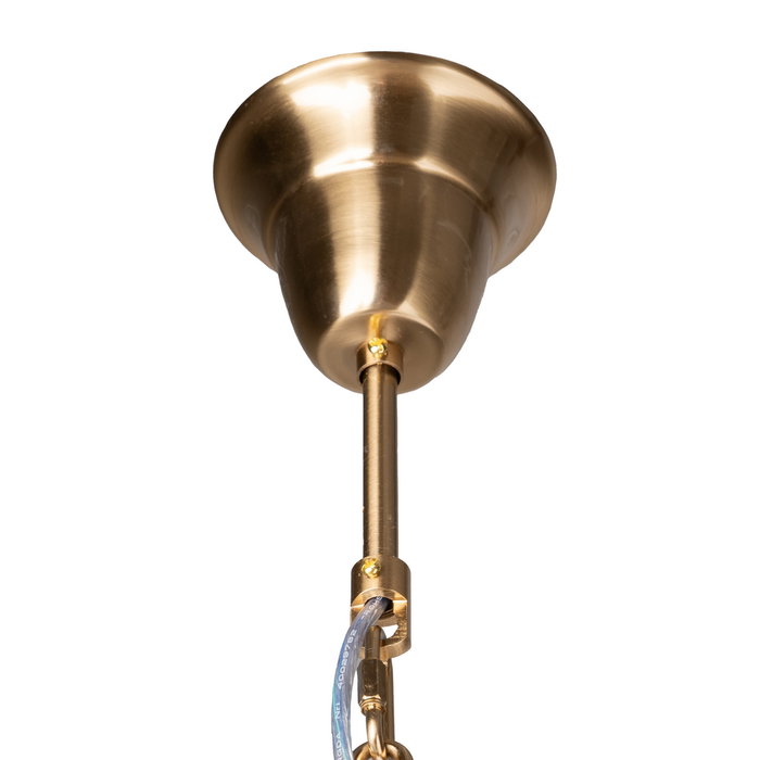 Lámpara Techo Verde Cristal Iluminación 118 X 50 X 40 cm