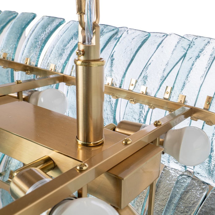 Lámpara Techo Verde Cristal Iluminación 118 X 50 X 40 cm