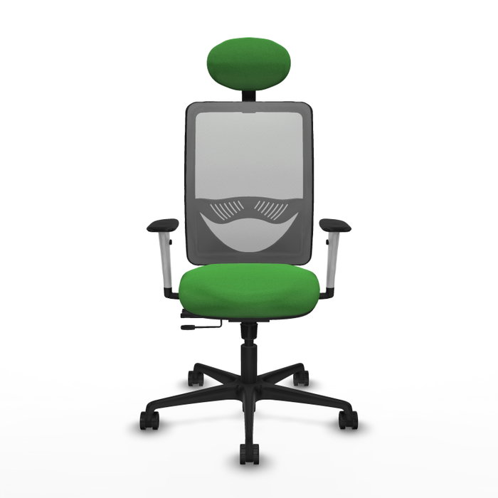 PIQUERAS Y CRESPO Silla de oficina Zulema Verde y Gris PIQUERAS Y CRESPO Silla de oficina Zulema Verde y Gris