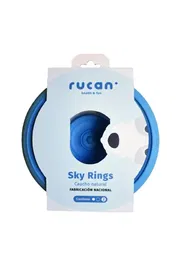 Rucan Pack Sky Rings Disco y Aros Grandes de Caucho Natural para Perros