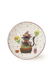 Hermia X00019957 Juego de Platos de Servicio en Gres Cerámico Blanco Mate, 26 cm, 6 Piezas