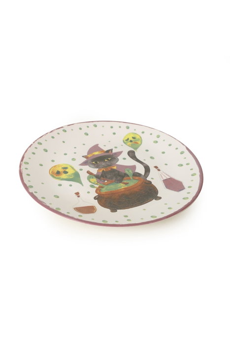 Hermia X00019957 Juego de Platos de Servicio en Gres Cerámico Blanco Mate, 26 cm, 6 Piezas