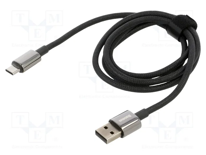 BASEUS Cable USB A a USB C de 1m, 100W, Negro BASEUS Cable USB A a USB C de 1m, 100W, Negro
