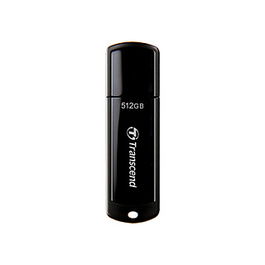Transcend JetFlash 700 512GB USB 3.2 Gen 1 (3.1 Gen 1) Tapa Negro