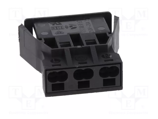WIELAND Conector bloque de bornas desmontable GESIS negro