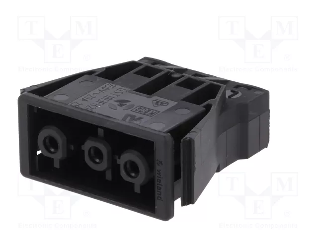 WIELAND Conector bloque de bornas desmontable GESIS negro