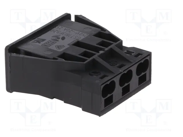 WIELAND Conector bloque de bornas desmontable GESIS negro
