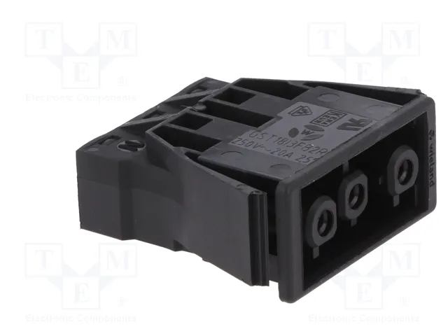 WIELAND Conector bloque de bornas desmontable GESIS negro