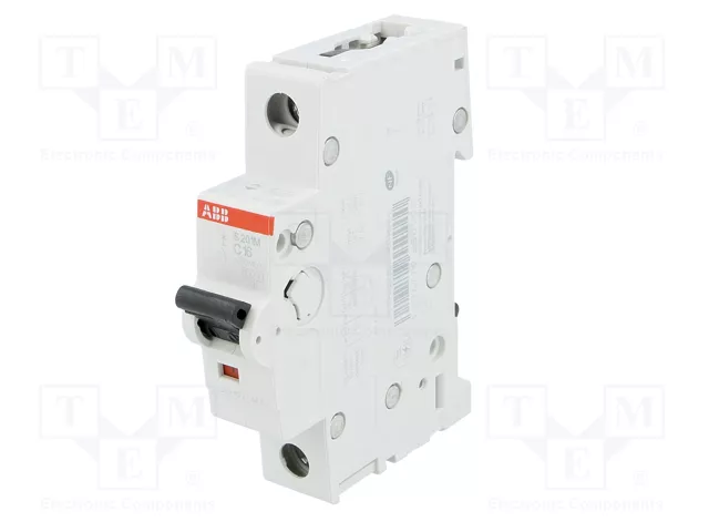 ABB S201M-C16 Interruptor magnetotérmico 16A 1P 10kA