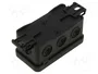 SIMET FASTBOX Caja de conexiones empotrada negra