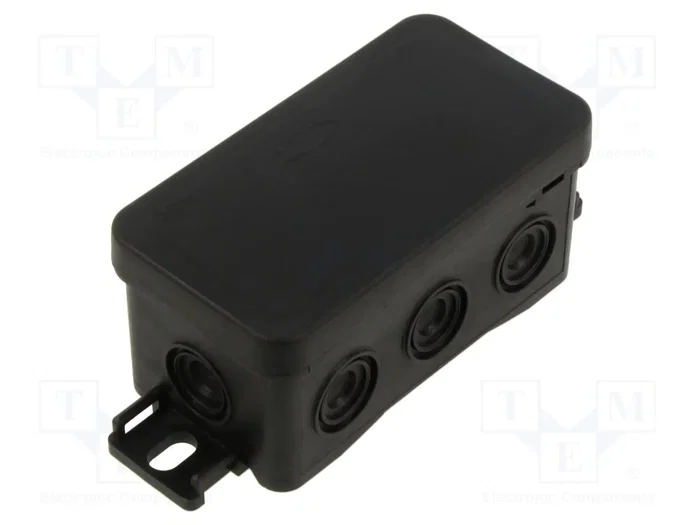 SIMET FASTBOX Caja de conexiones empotrada negra SIMET FASTBOX Caja de conexiones empotrada negra