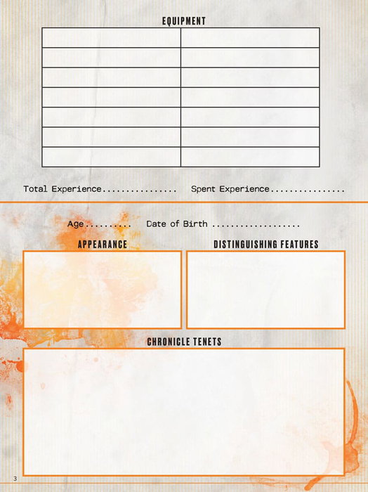 Renegade Hunter: The Reckoning 5th Edition RPG Diario Expanded Character Sheet Journal Edición Inglés Renegade Hunter: The Reckoning 5th Edition RPG Diario Expanded Character Sheet Journal Edición Inglés