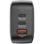 Verbatim Cargador de Pared Universal GaN 70W Mini 3 Puertos (2xUSB-C, 1xUSB-A) para Viaje - 32229