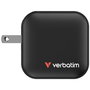 Verbatim Mini GaN Charger 70W 2xUSB-C PD, 1xUSB-A QC 3.0