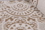 Mijölnir Marcello - Brown Juego de Toallas de Mano 100% Algodón 50x90 cm Crudo y Marrón 550 gr/m²