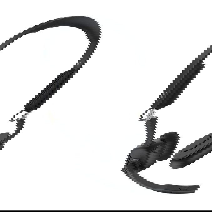 SHOKZ OpenMeet Auriculares Bluetooth de Conducción Ósea USB-C para Oficina y Centro de Llamadas, con Reducción de Ruido Activa y Micrófono Boom, Negros