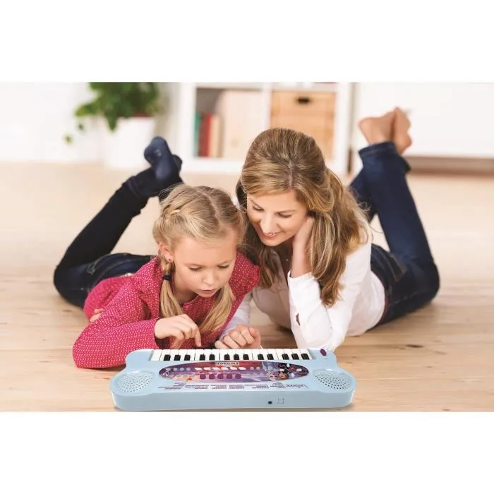 LEXIBOOK Piano electrónico con micrófono Frozen 2 Disney