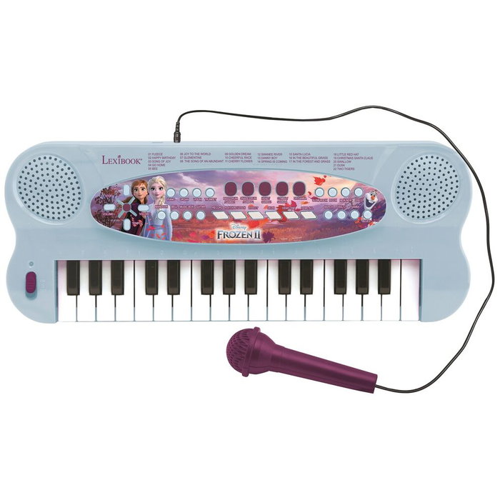 LEXIBOOK Piano electrónico con micrófono Frozen 2 Disney LEXIBOOK Piano electrónico con micrófono Frozen 2 Disney