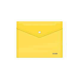 Dosier Sobre Dohe Pp Broche A5 Apaisado Traslucido Amarillo (Set de 10)