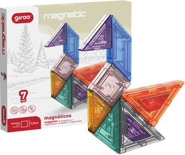 GIROS Juego de Mesa Tangram 7 Formas Magnéticas