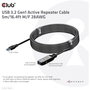 Club 3D CAC-1404 Cable de extensión USB 3.2 A de 5 m, 5 Gbps, Negro