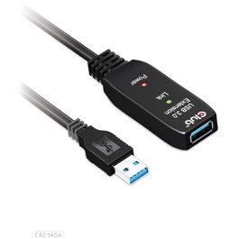 Club 3D Cable de extensión USB 3.2 A de 5m, 5 Gbps, Macho a Hembra
