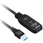 Club 3D CAC-1404 Cable de extensión USB 3.2 A de 5 m, 5 Gbps, Negro