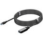 Club 3D CAC-1404 Cable de extensión USB 3.2 A de 5 m, 5 Gbps, Negro