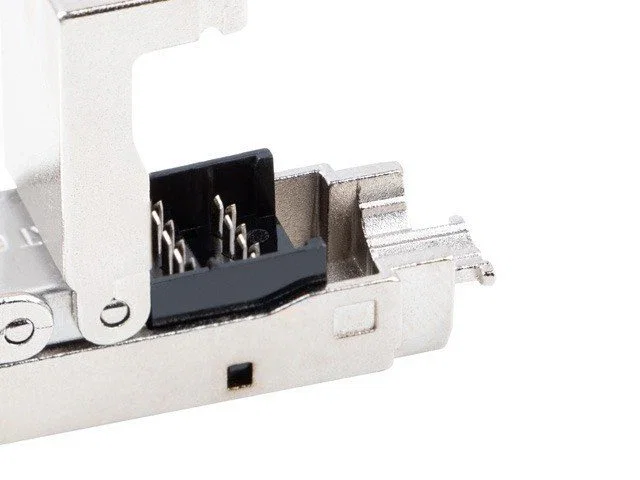 Lanberg PL2S6-6000TL Conector RJ-45 Cat6 F/UTP (FTP) Herramienta-Free, Color Negro, Pack de 2 Piezas