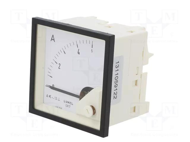 LUMEL EA17N Amperímetro de panel para corriente AC 0-5A True RMS