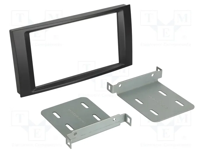 ACV Bastidor de montaje de radio 2 DIN para VW, negro ACV Bastidor de montaje de radio 2 DIN para VW, negro