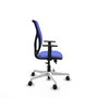 PIQUERAS Y CRESPO Silla de oficina Motilla con mecanismo Sincro/Traslack Azul