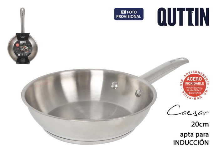 Quttin Sartén de Acero para Inducción Caesar 21.5cm Quttin Sartén de Acero para Inducción Caesar 21.5cm