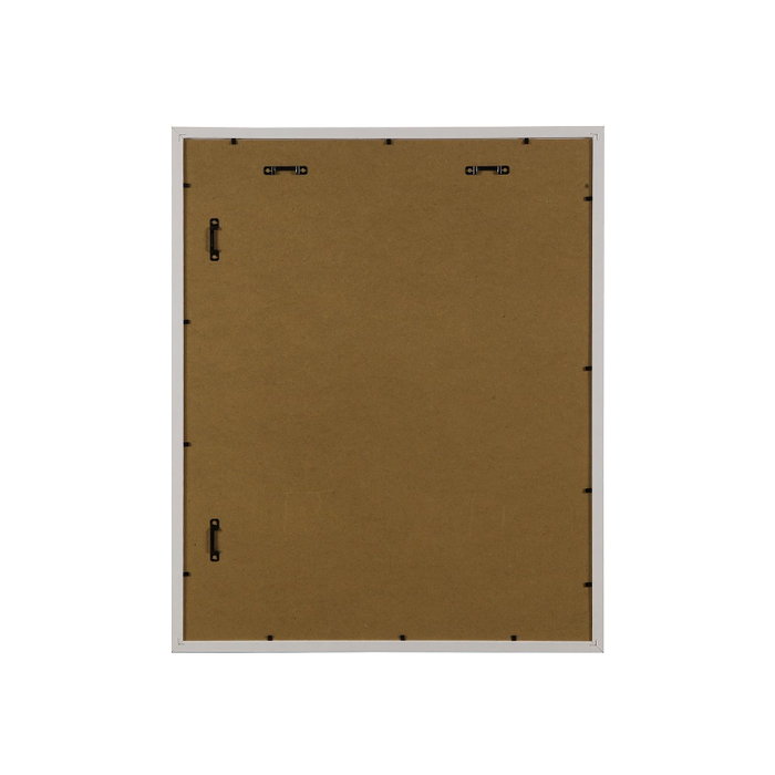 Versa Portafotos Madera MDF 40x50 cm Blanco Estilo Vintage (2 Unidades)
