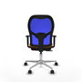 PIQUERAS Y CRESPO Silla de oficina Jorquera Sincro/Traslack Naranja y Azul