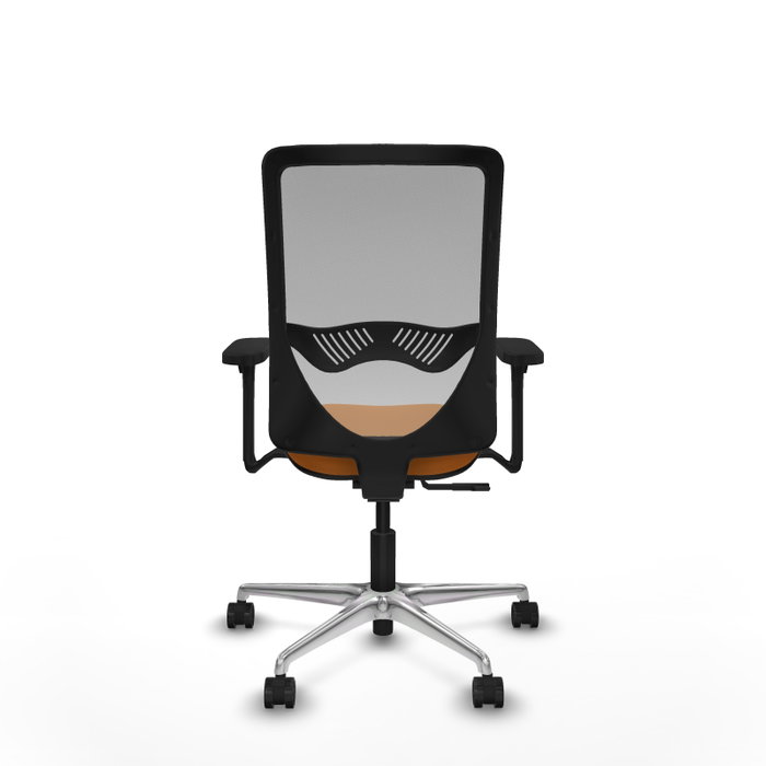 PIQUERAS Y CRESPO Silla de oficina Zulema Naranja y Gris