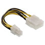 Intos Adaptador de alimentación interna InLine 26633A 8-pol. Hembra a 4-pol. Macho