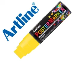 Artline Rotulador Poster Marker EPP-20 Punta Rectangular 20 mm Amarillo Fluor