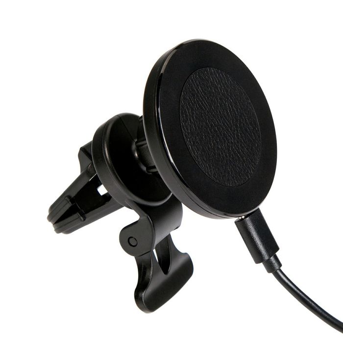 eSTUFF Cargador inalámbrico magnético para coche, 15W, compatible con iPhone 12 y iPhone 13, con soporte para rejilla de ventilación