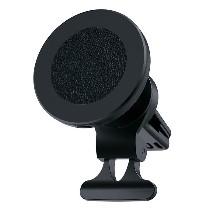 eSTUFF Cargador inalámbrico magnético para coche, 15W, compatible con iPhone 12 y iPhone 13, con soporte para rejilla de ventilación